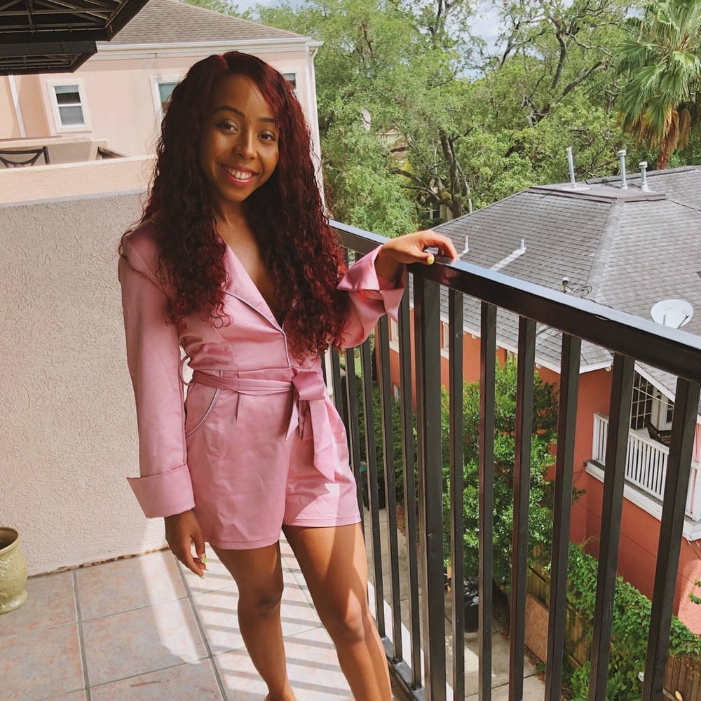 Pretty Little Thing: Pink play suit